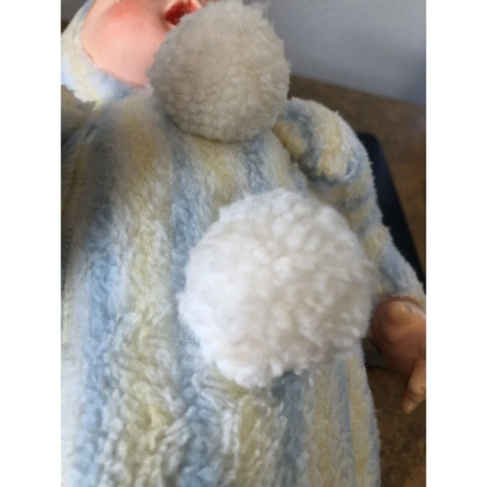 Vintage Plush Rubber‎ Face baby in PJ's